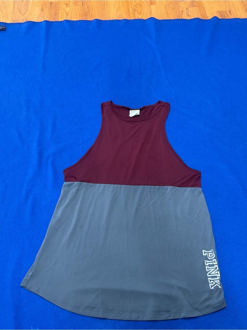 PINK Victoria's Secret Burgundy Athletic Tank Top xs